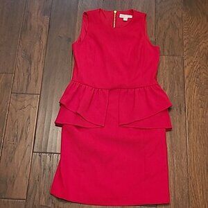 Michael Kors women's red sleeveless dress size 6